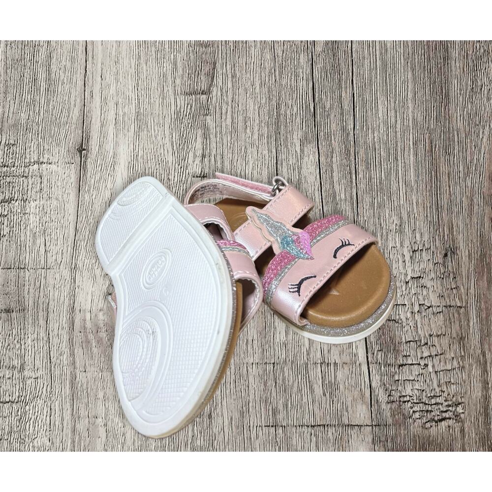 Unicorn baby sandals size 3 - Picture 3 of 5